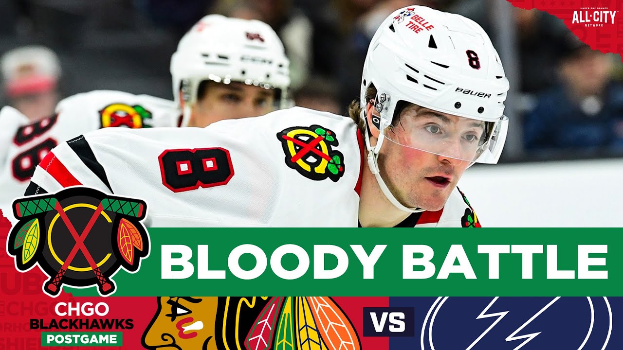 BLACKHAWKS POSTGAME: Ryan Donato WINS Bloody Battle vs Lightning! | CHGO Blackhawks Podcast
