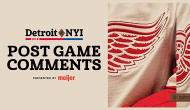 Dylan Larkin & Todd McLellan Post Game vs NYI | Oct. 23, 2025