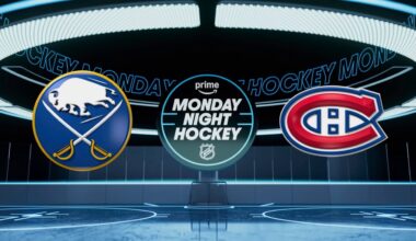 Prime Monday Night Hockey 10/20: Buffalo Sabres at Montreal Canadiens | Prime Video