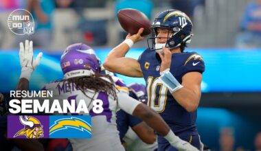 Minnesota Vikings vs. Los Angeles Chargers | Resumen NFL en español - Semana 8 | NFL Highlights 2025