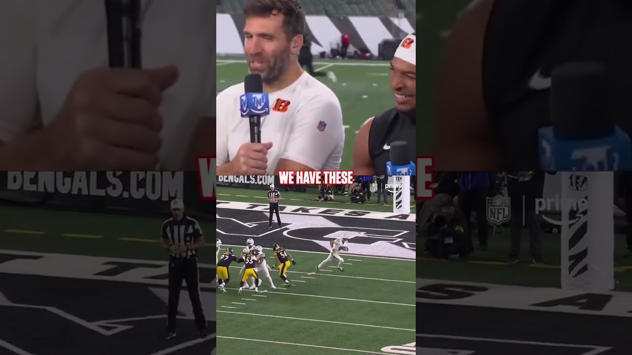 Flacco is fitting in fine with the Bengals (via @PrimeVideo)