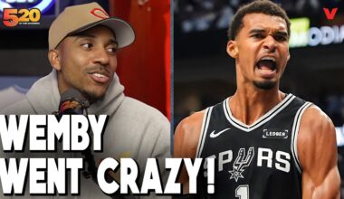Jeff Teague REACTS to Victor Wembanyama GOING OFF in Spurs win over Cooper Flagg & Mavericks