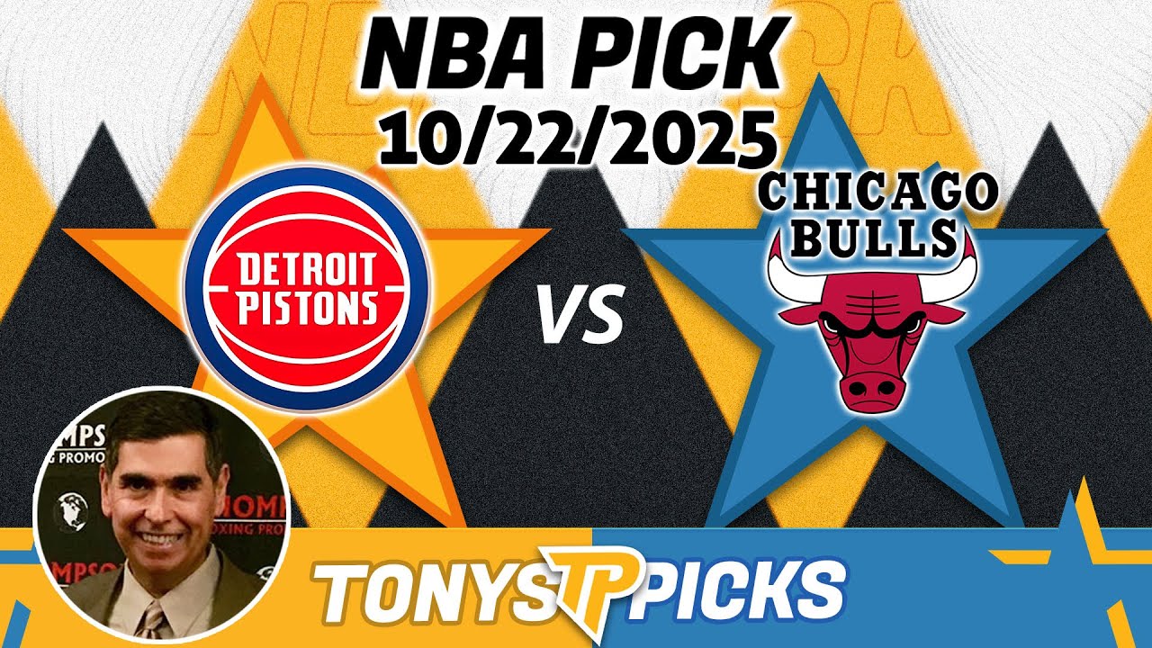Detroit Pistons vs Chicago Bulls Pick 10/22/25 NBA Pick Prediction
