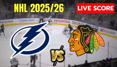 🔴 Tampa Bay Lightning vs Chicago Blackhawks | EN VIVO NHL | Live Score Update