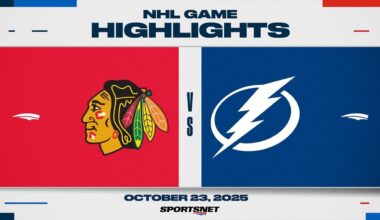 NHL Highlights | Blackhawks vs. Lightning - October 23, 2025