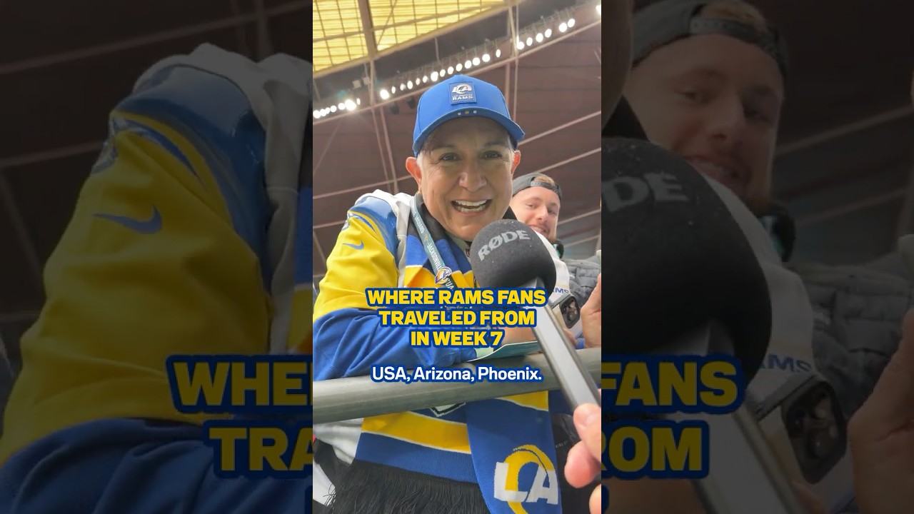 Everywhere is Rams House 🐏🏡  #rams #nfl #shorts