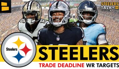 UPDATED Steelers WR Targets: 15 REALISTIC Options For PIT To Consider Before The Trade Deadline