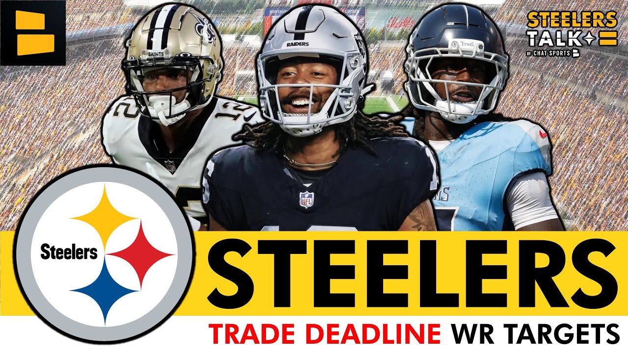 UPDATED Steelers WR Targets: 15 REALISTIC Options For PIT To Consider Before The Trade Deadline