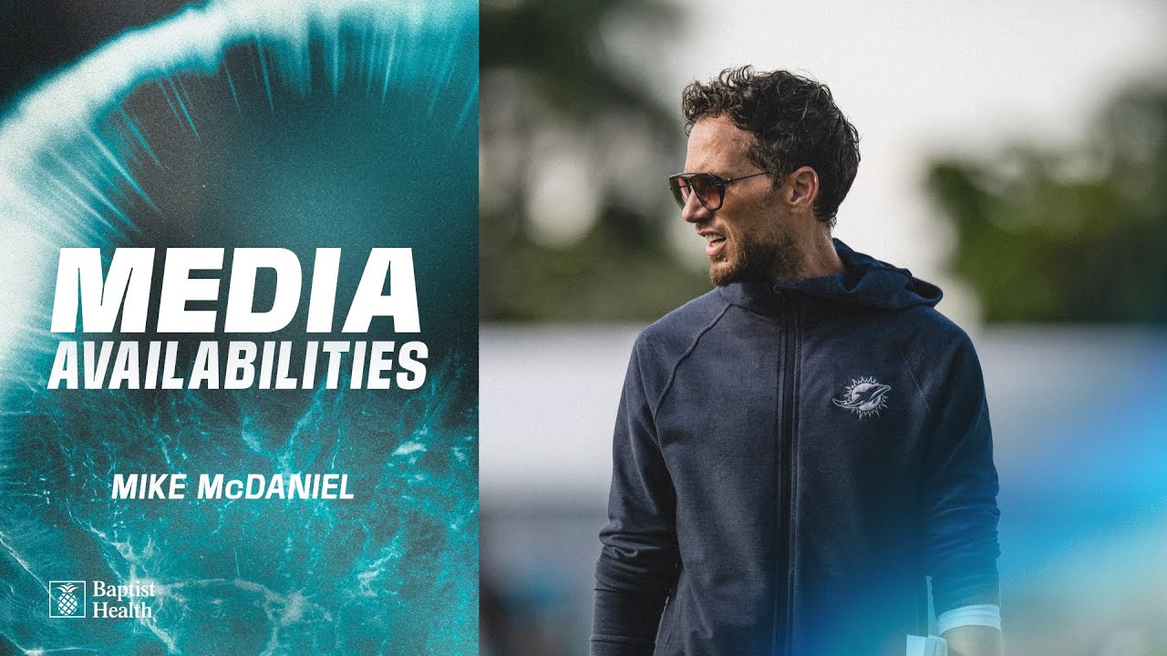 Coach Mike McDaniel meets with the media | Miami Dolphins