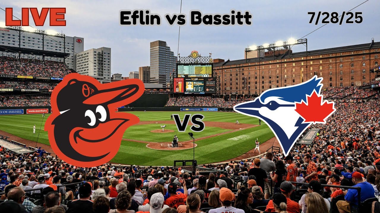 Baltimore Orioles vs Toronto Blue Jays | LIVE! Play-by-Play & Commentary | 7/28/25 | Game #106