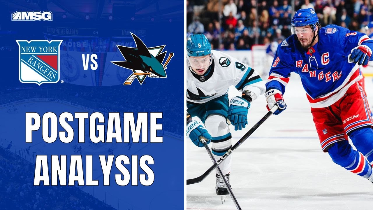 Sharks Defeat Rangers In Overtime | New York Rangers