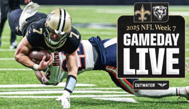 Bears vs. Saints Gameday Live | 2025 NFL Week 7