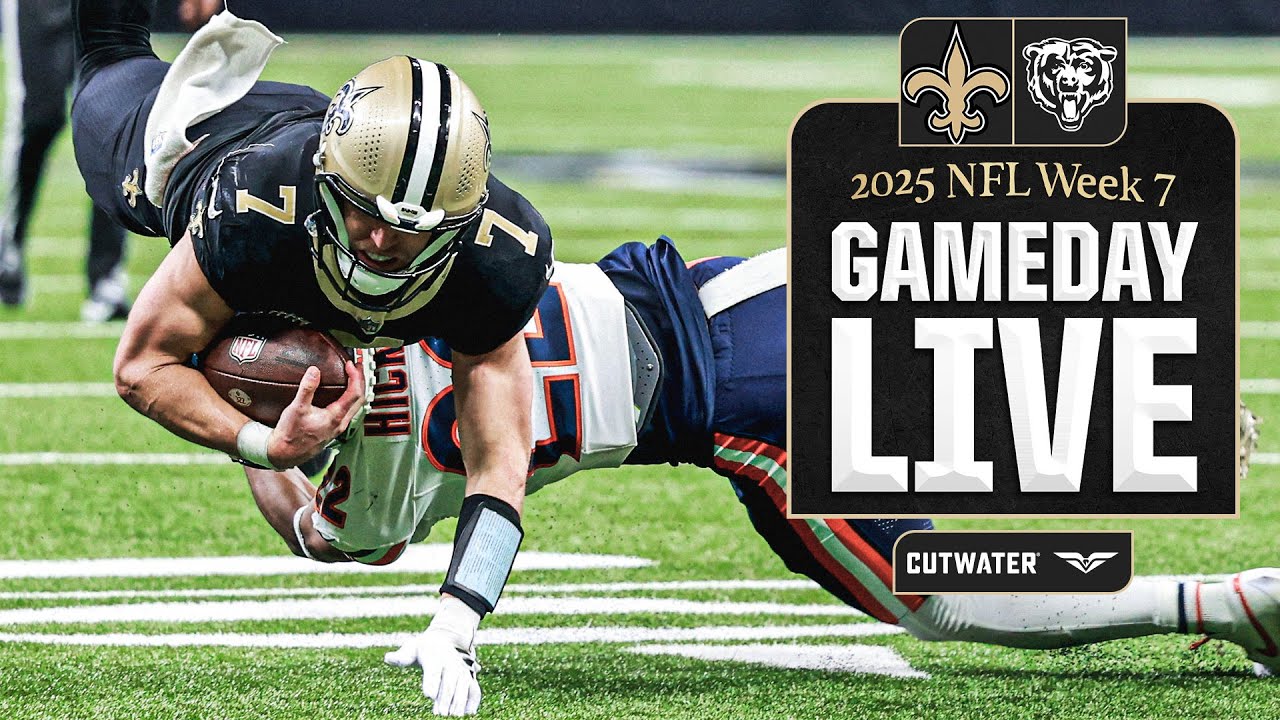 Bears vs. Saints Gameday Live | 2025 NFL Week 7
