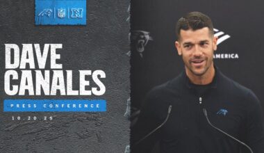 Dave Canales assesses Jets game and offers update on Bryce Young ahead of Week 8 | Carolina Panthers