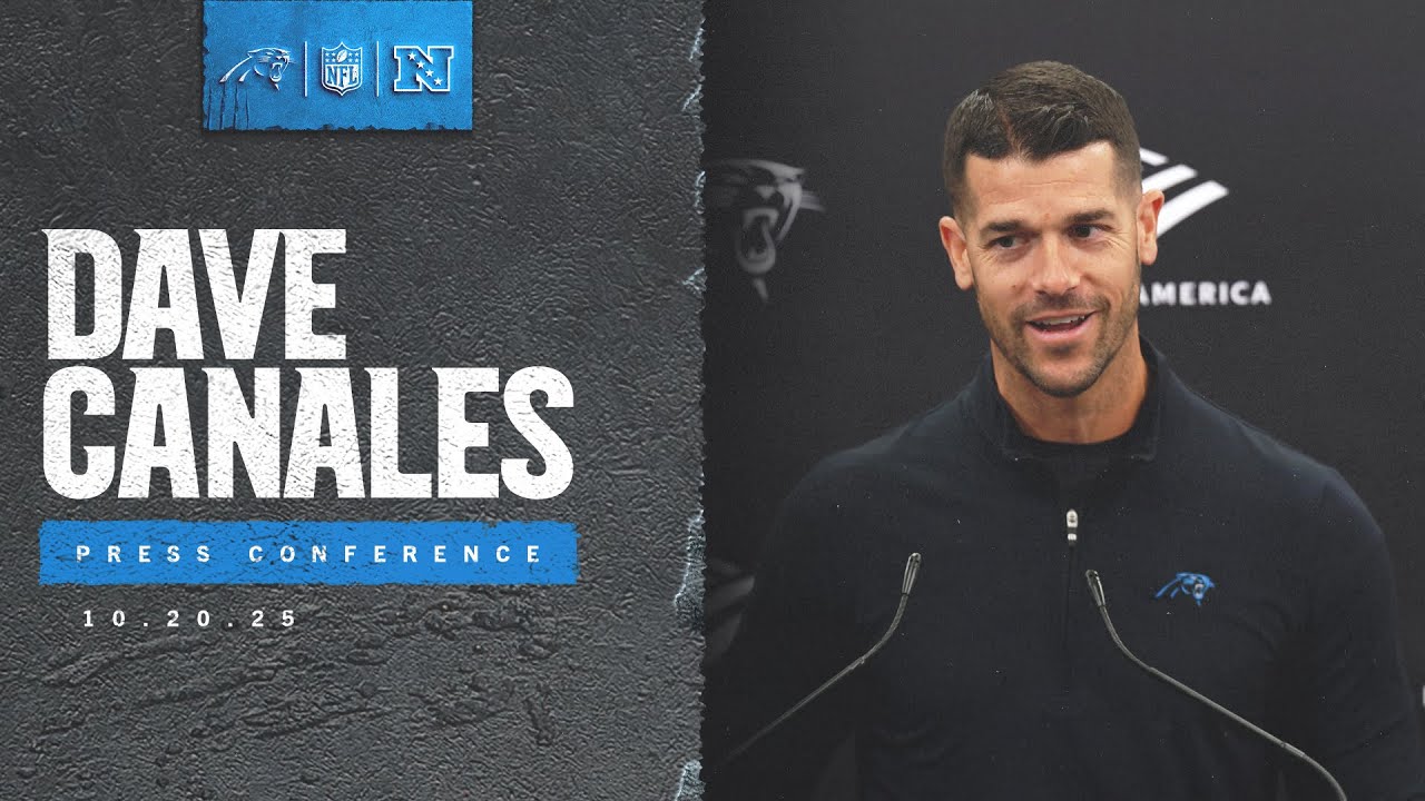 Dave Canales assesses Jets game and offers update on Bryce Young ahead of Week 8 | Carolina Panthers