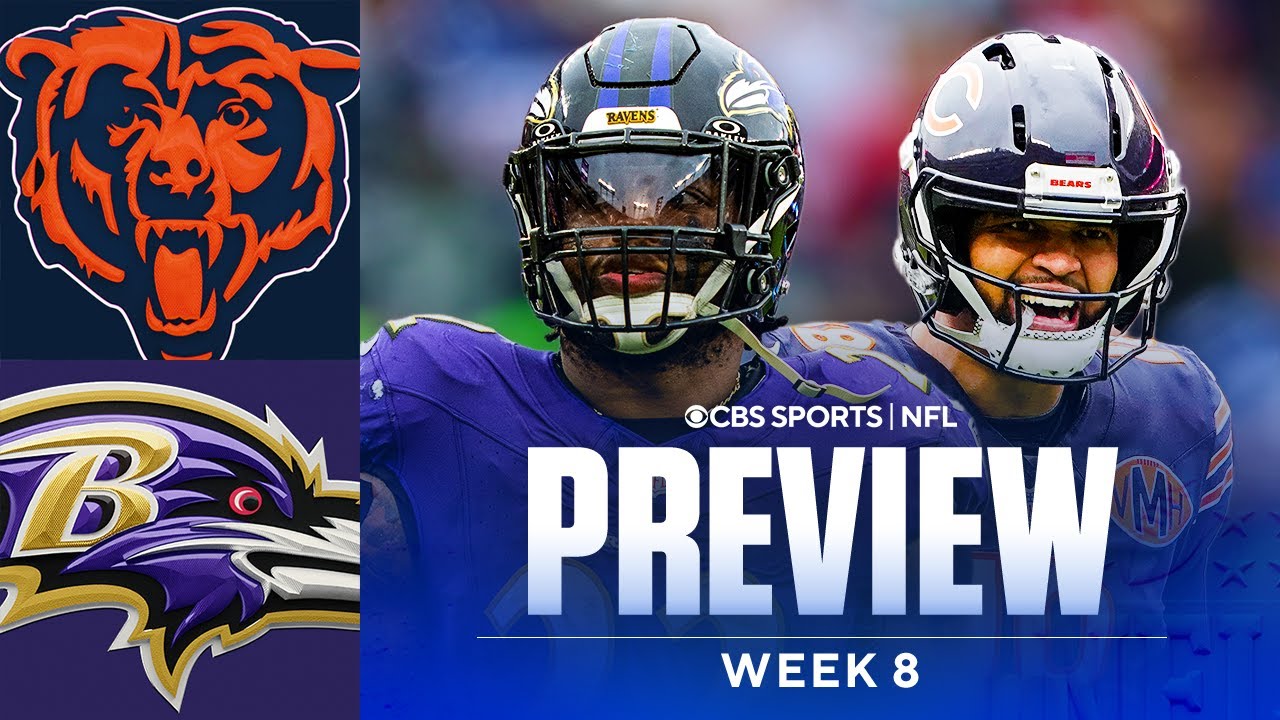 Bears vs Ravens Preview: Predictions and Best Bets | NFL Week 8