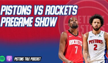 Detroit Pistons vs Houston Rockets Pregame Show With Bradeaux