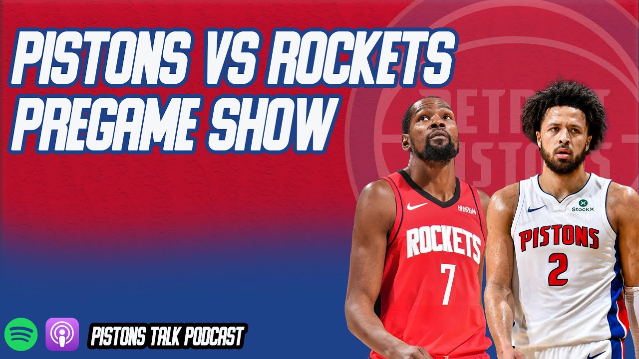 Detroit Pistons vs Houston Rockets Pregame Show With Bradeaux