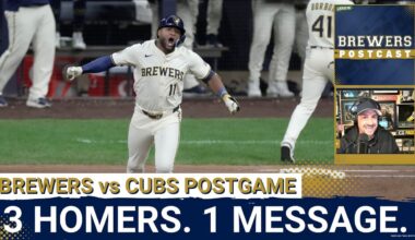 BREWERS POSTCAST: Milwaukee Brewers Stays HOT | SMASH 3 Homers To Take NLDS Lead