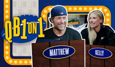 Matthew Stafford & Kelly Stafford Test Their Elementary School-Level Knowledge | QB 1 On 1
