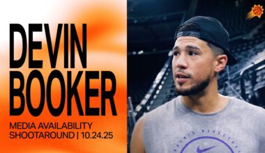 Devin Booker Shootaround Media Availability | Phoenix Suns | 10-24-25