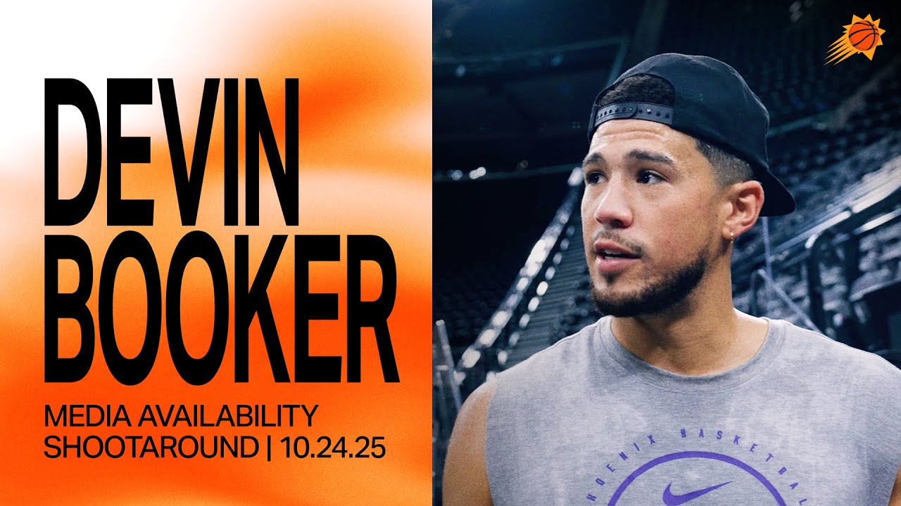 Devin Booker Shootaround Media Availability | Phoenix Suns | 10-24-25