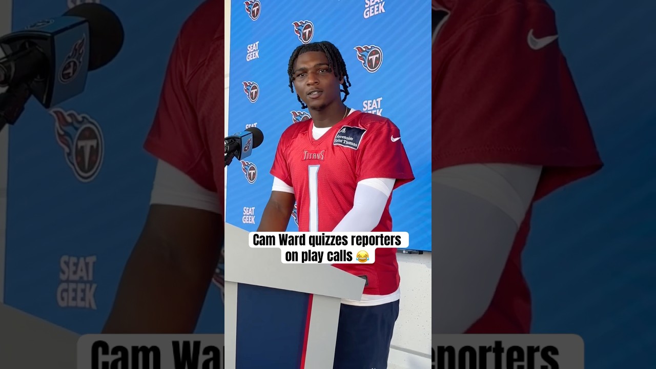 Cam Ward had him stumped 😭 (via PaulKuharsky/X)