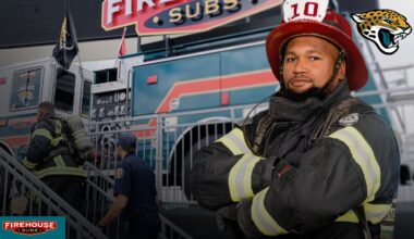Dawuane Smoot Suits Up as a Firefighter! | Jacksonville Jaguars