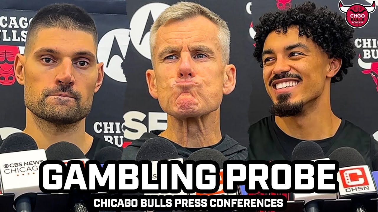 BULLS PRESSERS: Billy Donovan, Nikola Vucevic Speak on NBA GAMBLING SCANDAL