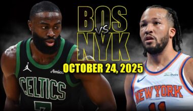 Boston Celtics vs New York Knicks Full Game Highlights - October 24, 2025 | NBA Season