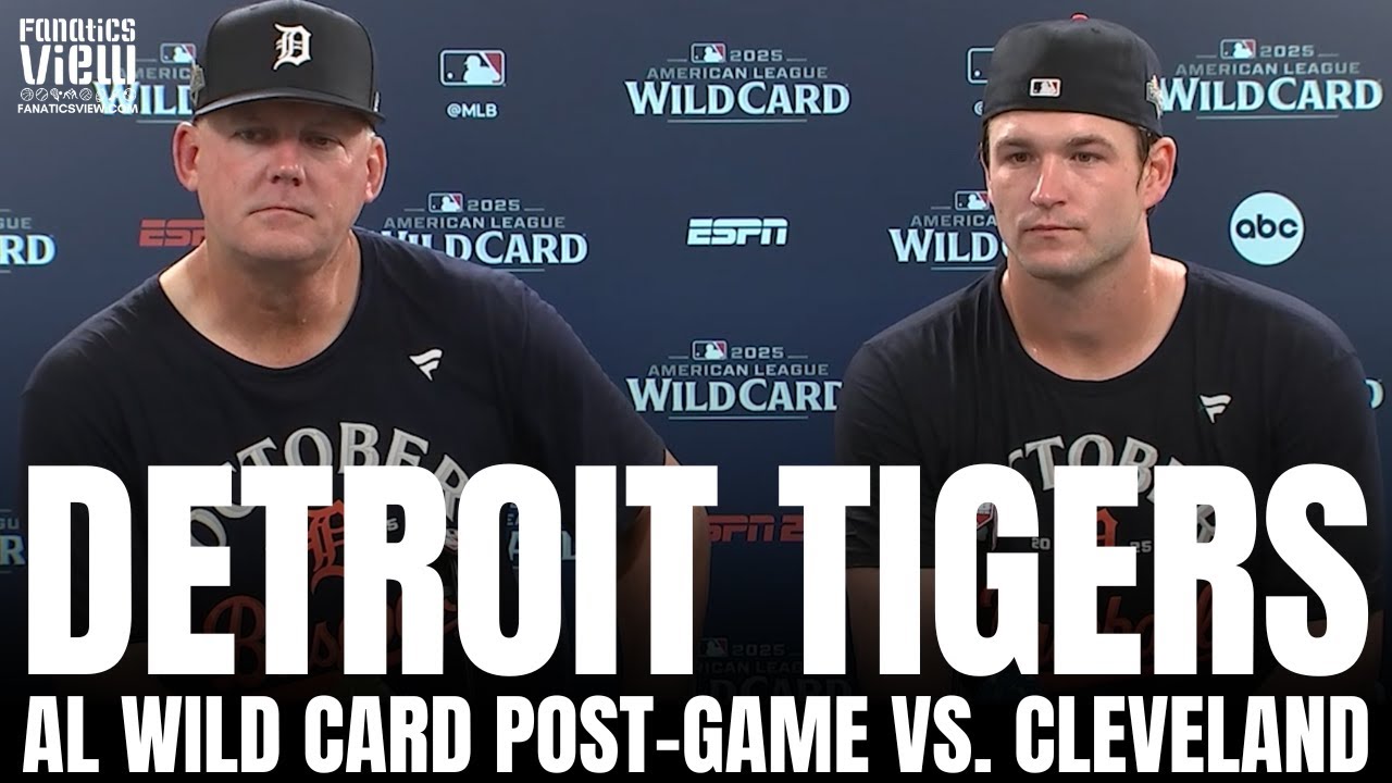 AJ Hinch & Dillon Dingler Recap Detroit Tigers Wild Card Series Win vs. Cleveland, CLUTCH Home Run