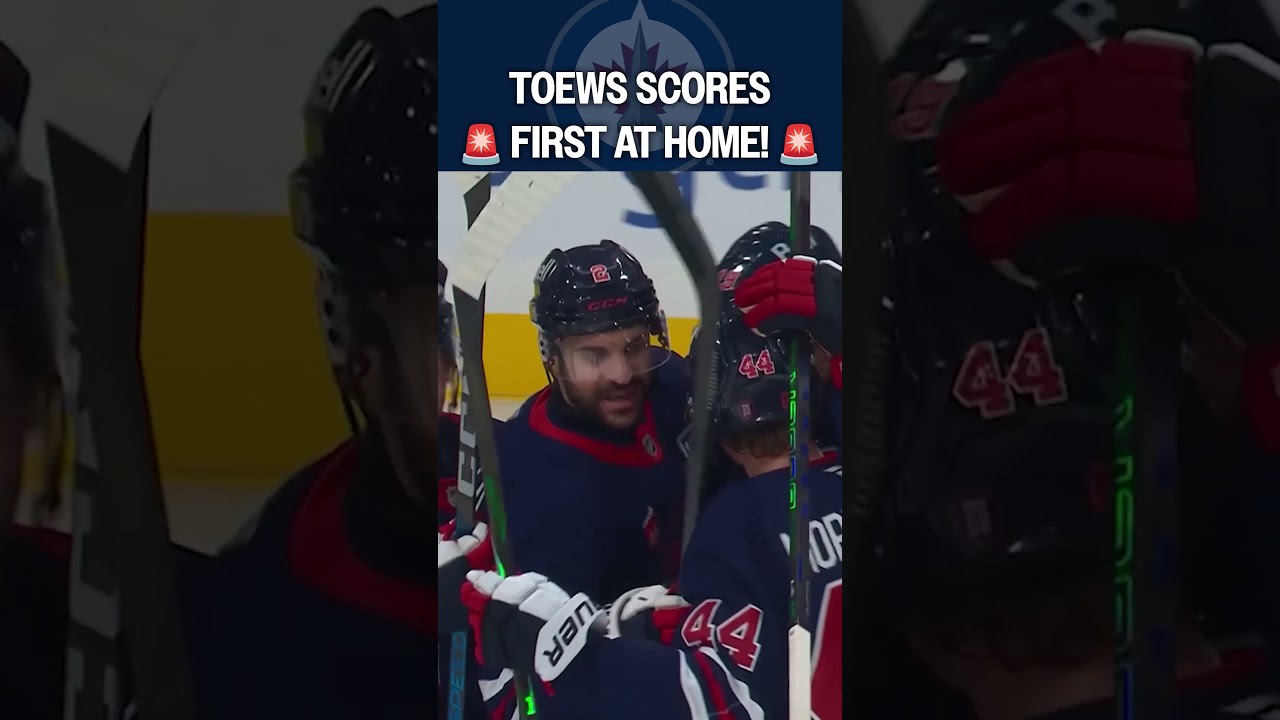 The KID from WINNIPEG gets one at HOME! 🚨✈️