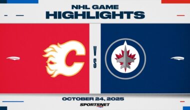 NHL Highlights | Flames vs. Jets - October 24, 2025