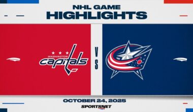 NHL Highlights | Capitals vs. Blue Jackets - October 24, 2025