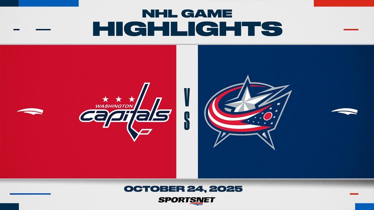 NHL Highlights | Capitals vs. Blue Jackets - October 24, 2025