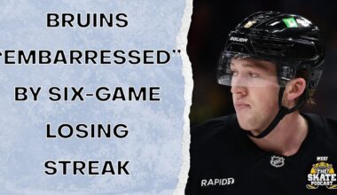 Bruins "Embarrassed" About Six-Game Losing Streak | The Skate Pod, Ep. 491