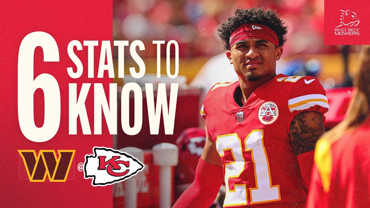 Week 8: Chiefs vs. Commanders - Offense, Shutout, "Bill" Croskey-Merritt, More | Six Stats to Know