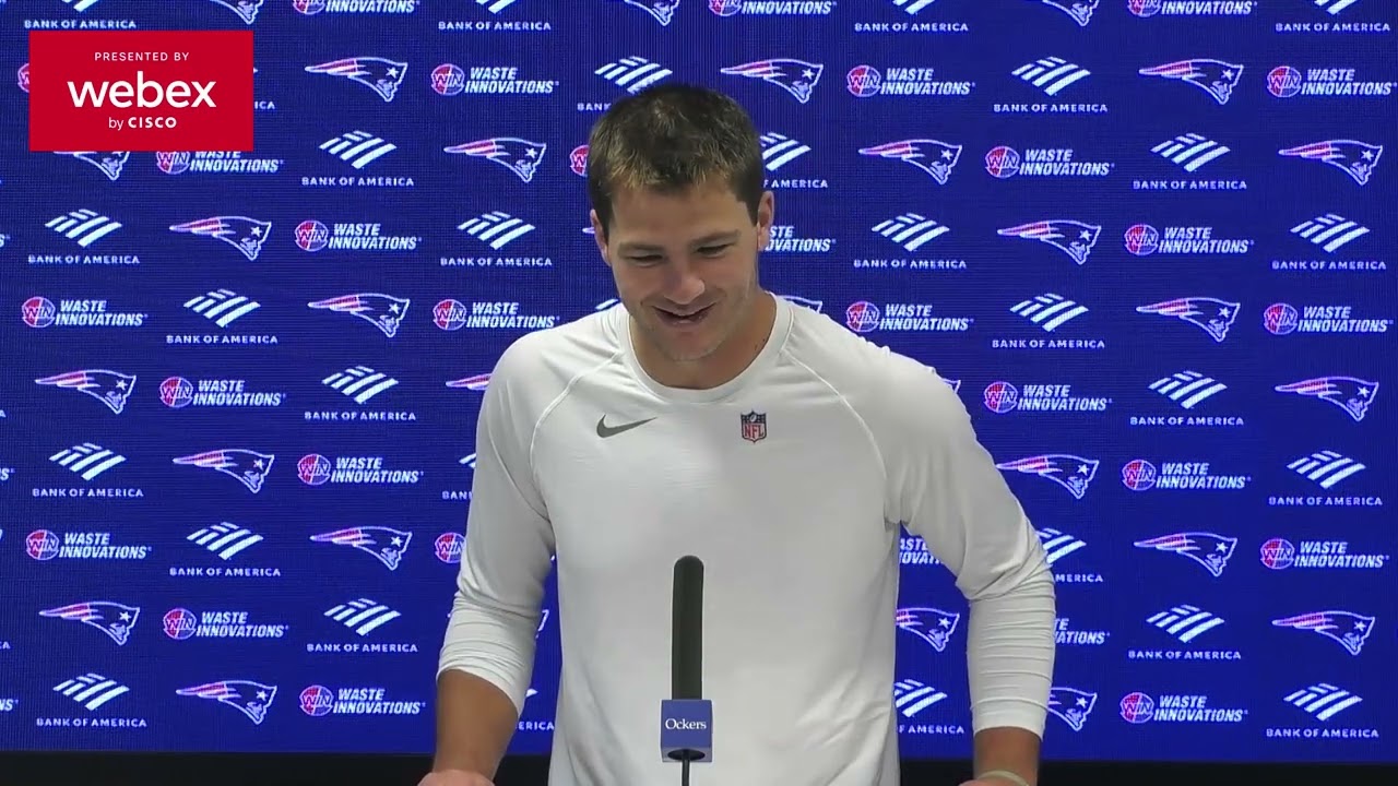 Drake Maye: "You Have to Practice Hard." | Patriots Press Conference