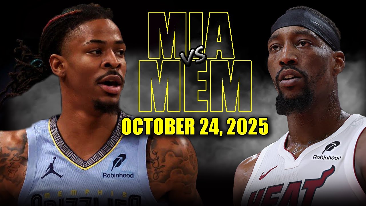 Miami Heat vs Memphis Grizzlies Full Game Highlights - October 24, 2025 | NBA Season