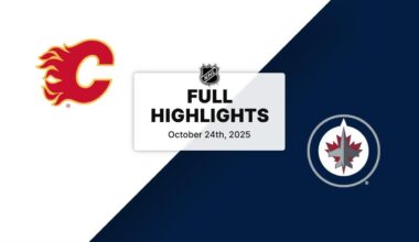 NHL Highlights | Flames vs. Jets | October 24, 2025