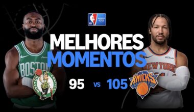 BOSTON CELTICS 95 X 105  NEW YORK KNICKS | MELHORES MOMENTOS | REGULAR SEASON | NBA 2025-26