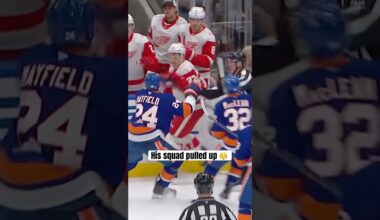 Islanders had Matthew Schaefer's back