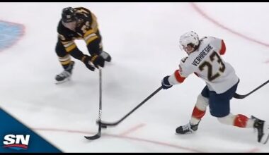 Panthers' Carter Verhaeghe Credited With Late Go-Ahead After Andrew Peeke Mishap