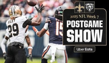 LIVE: Bears vs. Saints Postgame Show | 2025 NFL Week 7