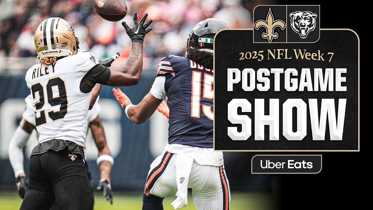 LIVE: Bears vs. Saints Postgame Show | 2025 NFL Week 7