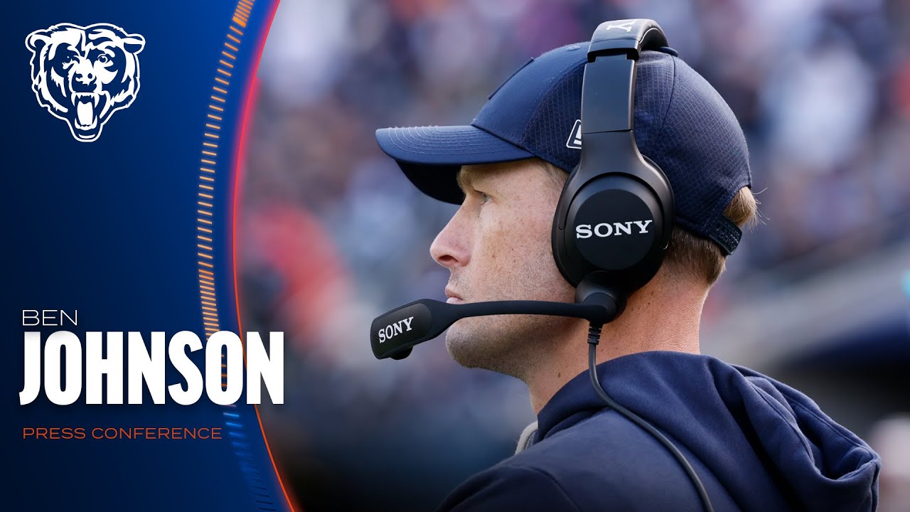 Ben Johnson on Week 7 win over Saints | Chicago Bears