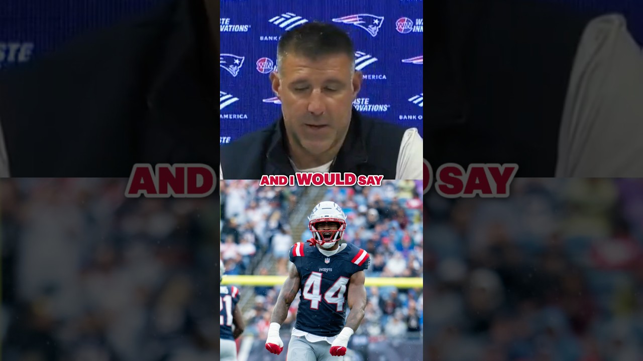 Mike Vrabel on K'Lavon Chaisson's AFC Defensive Player of the Week nod 💪 #shorts #patriots #nfl