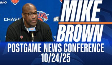Mike Brown on the Knicks' 105-95 victory over the Celtics: "A tale of two halves"
