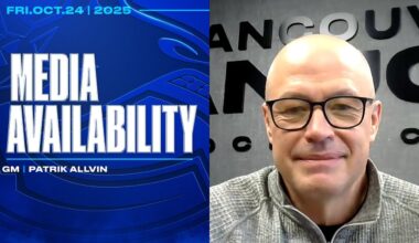 General Manager Patrik Allvin Media Availability (Oct 24, 2025)