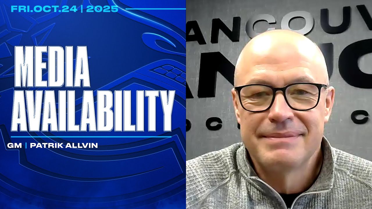 General Manager Patrik Allvin Media Availability (Oct 24, 2025)